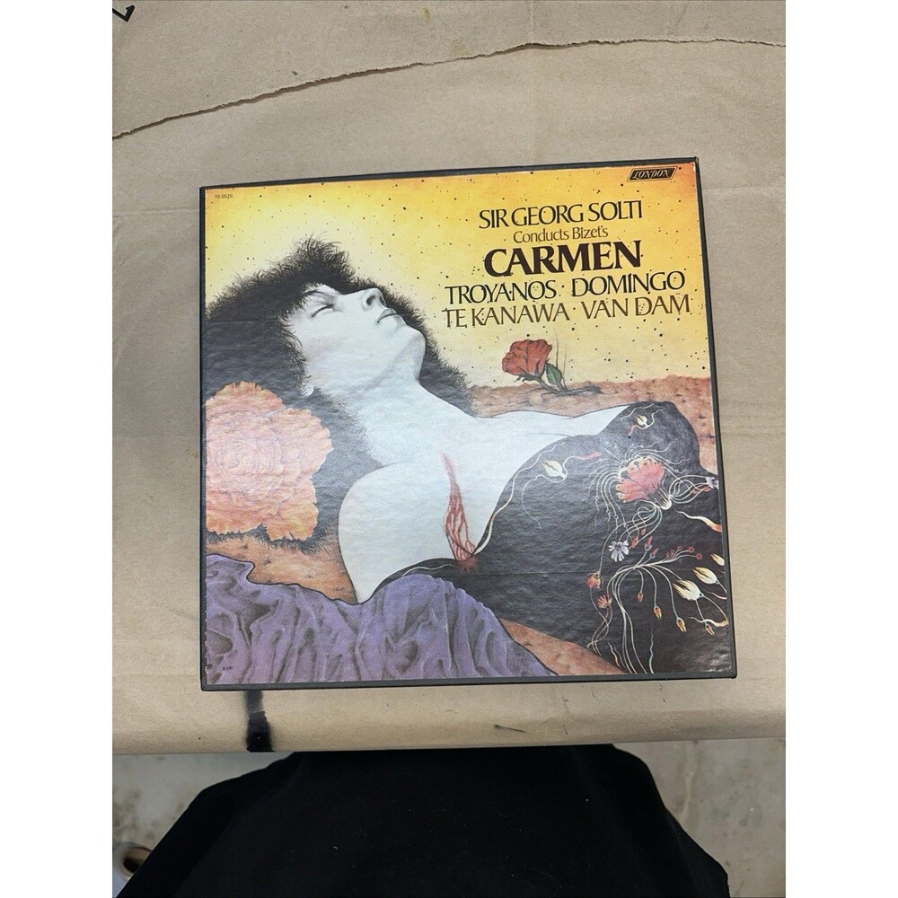 Bizet "Carmen"  Solti Troyanos Domingo Te Kanaawa Pristine NEVER PLAYED SET!